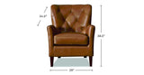 Roxy Leather Armchair Collection - Hydeline USA