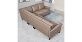 Laguna Leather Sectional Collection