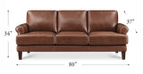 Dawn Leather Sofa Collection