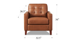 Aiden Leather Sofa Collection