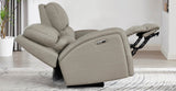 Jasper Power Headrest Zero Gravity Loveseat, Stone