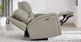 Jasper Power Headrest Zero Gravity Loveseat, Stone