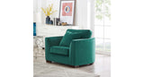 Albert Fabric Chair Collection, Dark Green