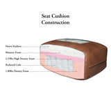 Soma Leather Sofa Collection, Taupe Brown