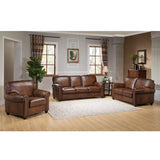 Royale Leather Chair, Brown
