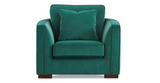 Albert Fabric Chair Collection, Dark Green