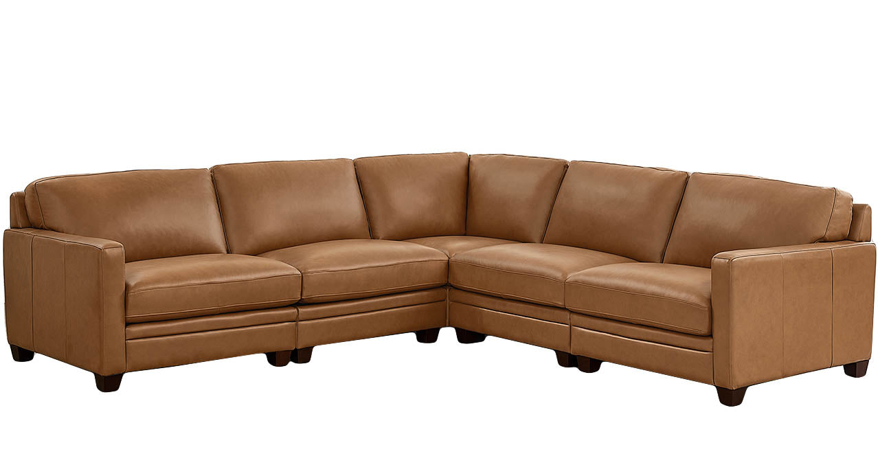 Naples Leather Sectional Collection