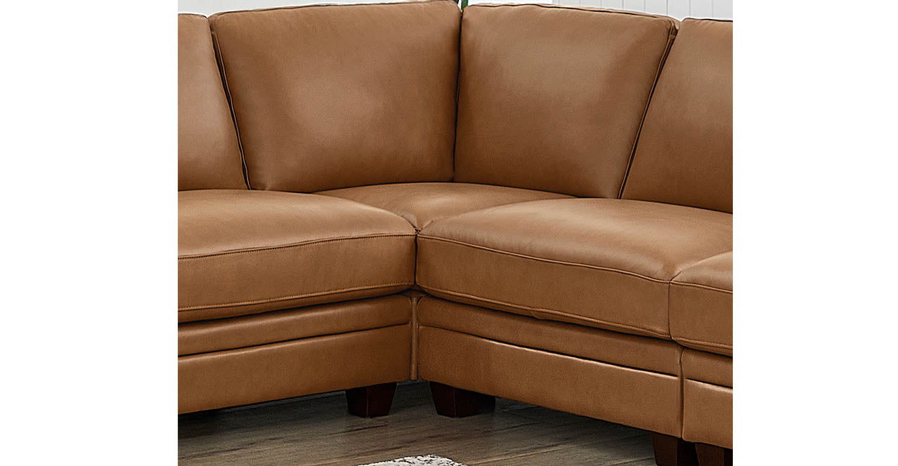 Naples Leather Sectional Collection