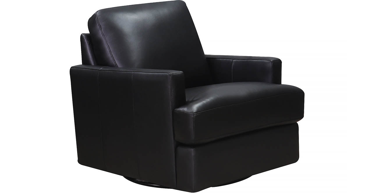 Georgia Swivel Leather Chair