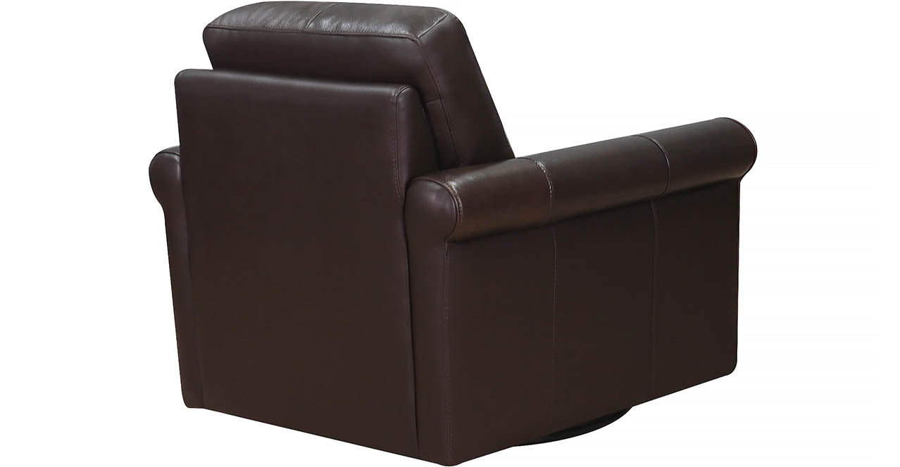 Brookfield Swivel Leather Chair