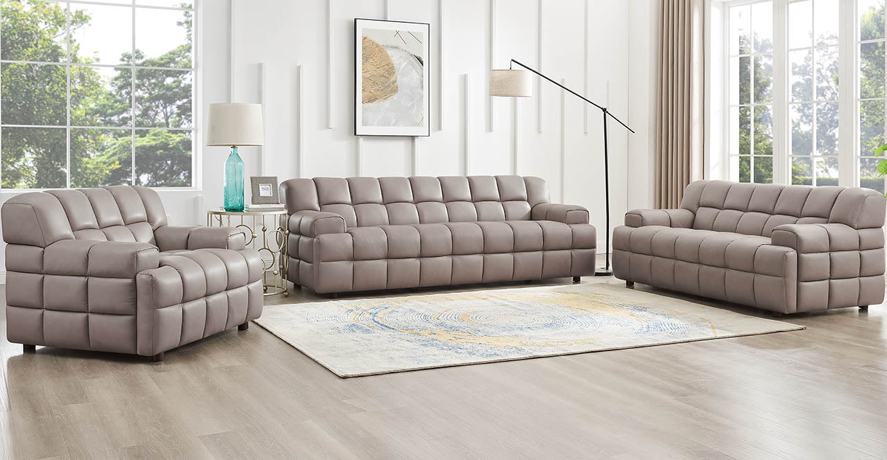 Rubix Leather Sofa Collection