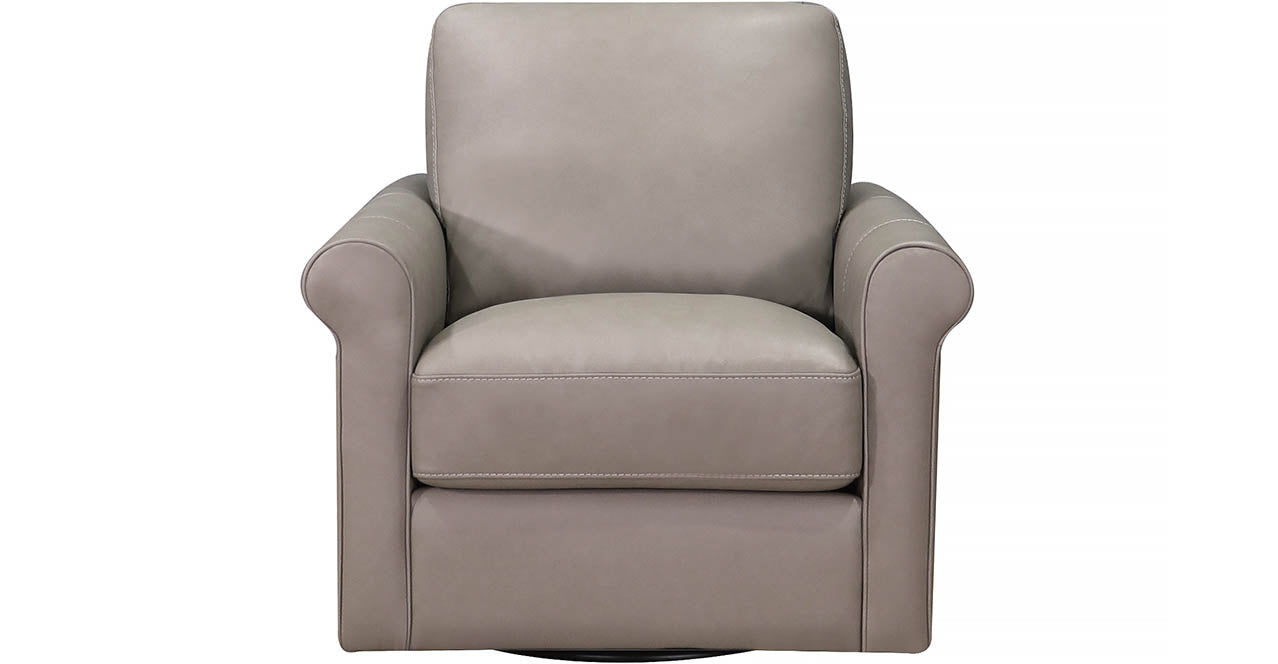 Brookfield Swivel Leather Chair