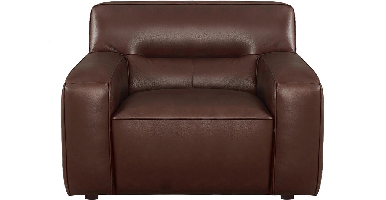 Avalon Leather Sofa Collection, Raisin Brown