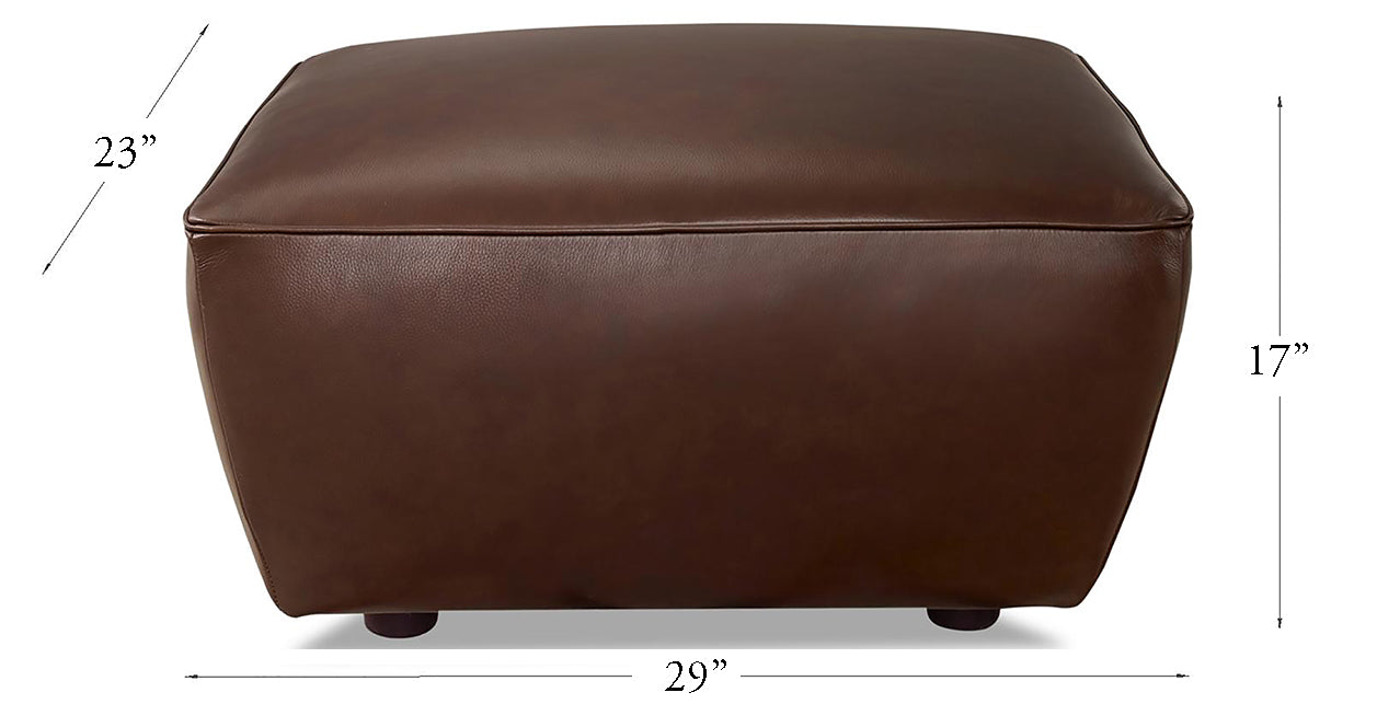 Avalon Leather Sofa Collection, Raisin Brown