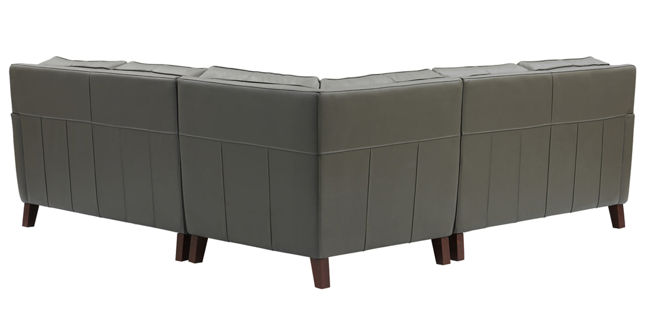 Ashby Leather Sectional Collection