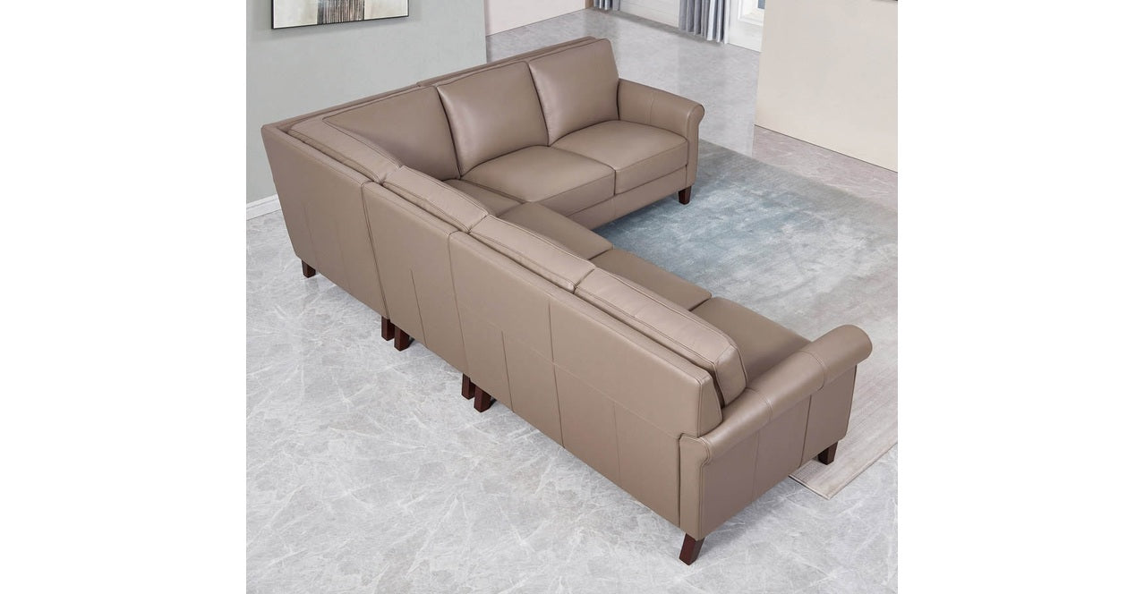 Laguna Leather Sectional Collection