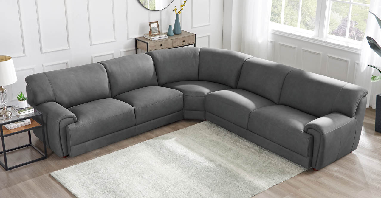 Polo Leather Sectional Collection