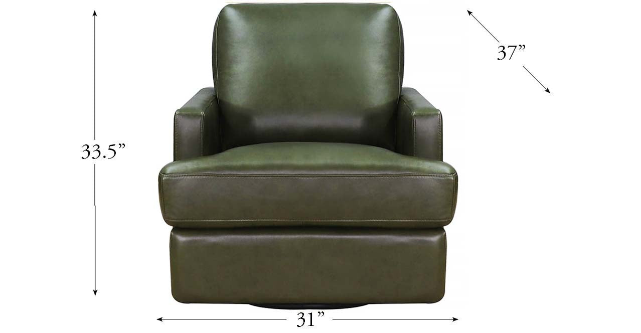 Georgia Swivel Leather Chair