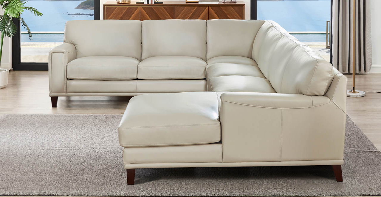 Hayward Leather Sectional Collection