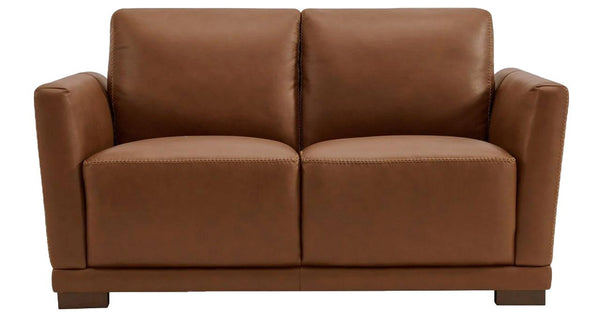 Mary Leather Sofa Collection, Nutmeg