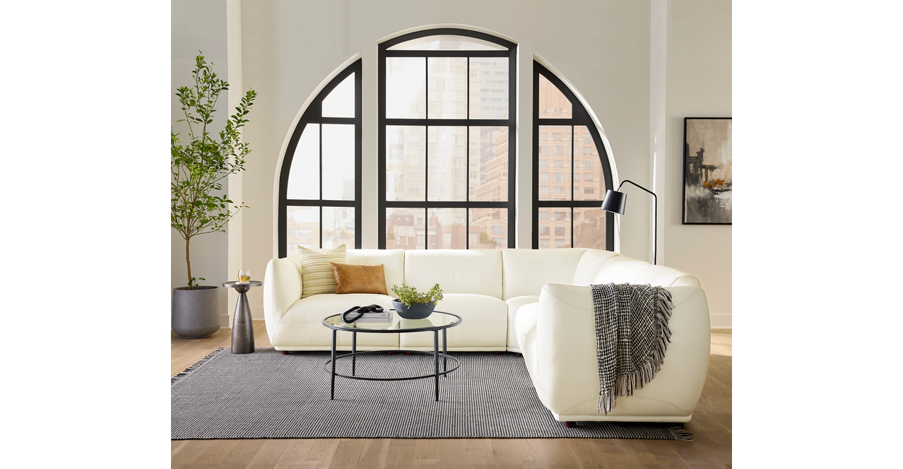 Moon Leather Sectional Collection