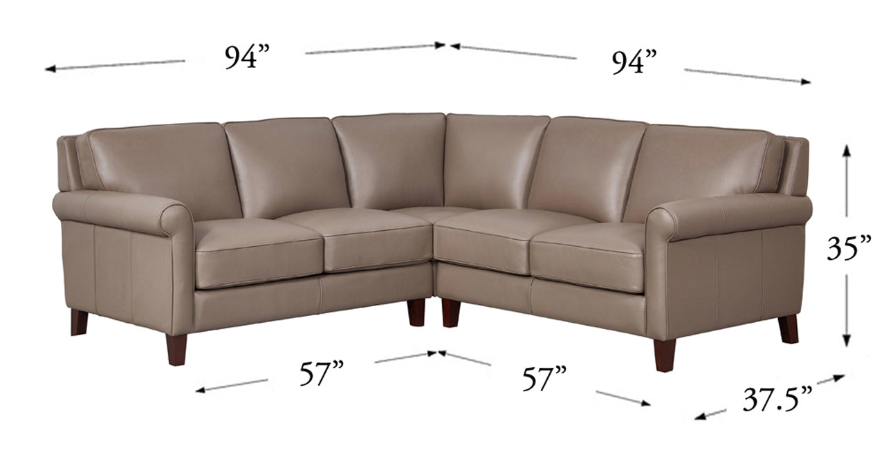 Laguna Leather Sectional Collection