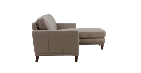 Soma Leather Sectional Collection, Taupe