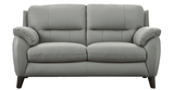 Lara Leather Sofa Collection, Silver Gray