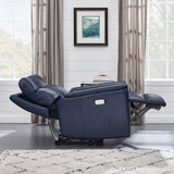 Layla Leather Power Recliner Collection, Navy