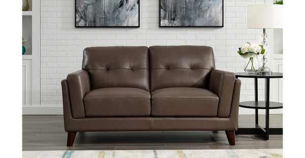 Huntington Leather Sofa Collection, Granite