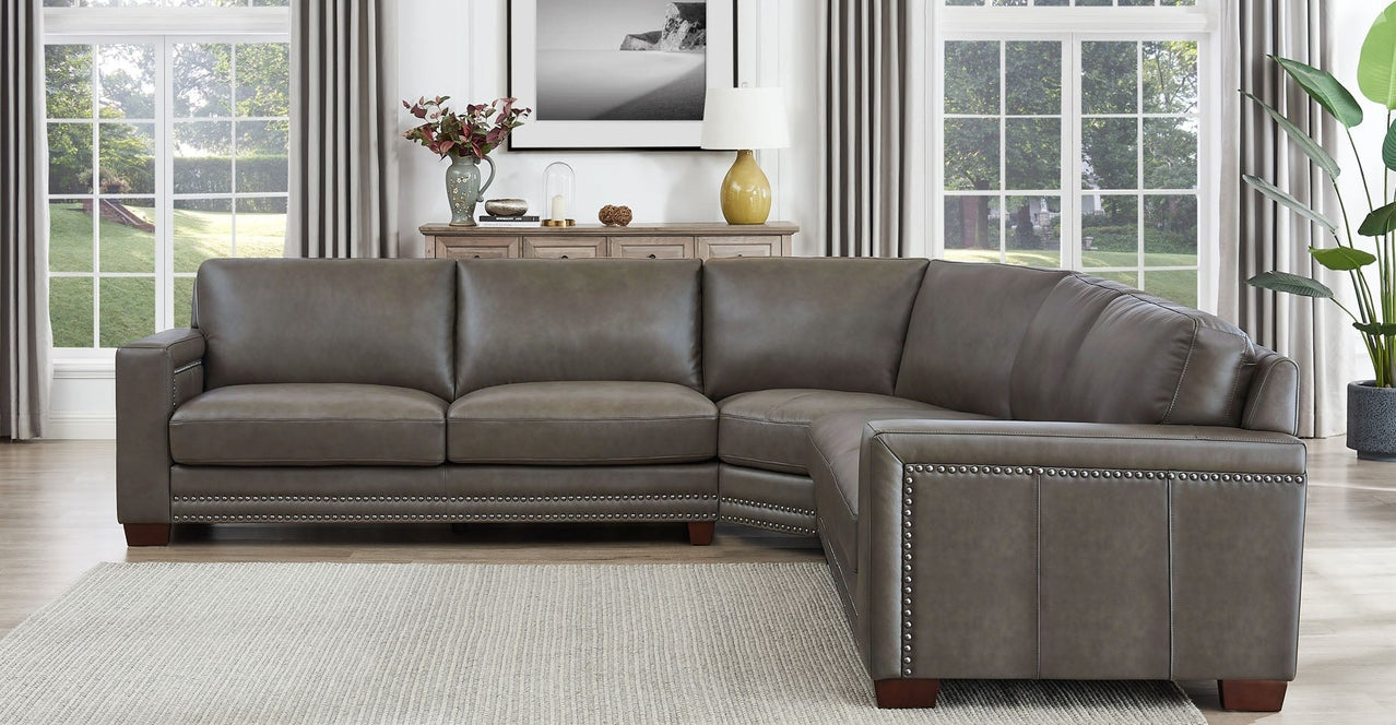 Alice Leather Sectional Collection