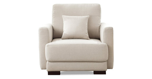 Alby Fabric Sofa Collection, Almond White