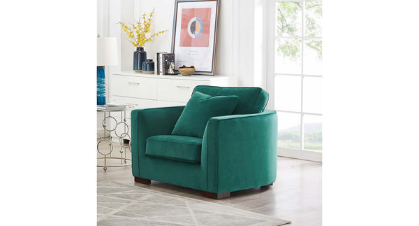 Albert Fabric Chair Collection, Dark Green
