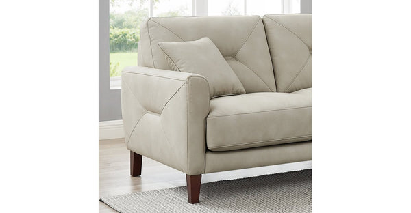 Mavis Fabric Sectional, Warm Vanilla