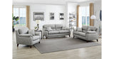 Lara Fabric Sofa, Silver Gray